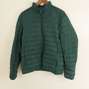 Uniqlo Ultra Light Down Jacket Olive Green Size Medium